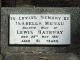 Photo of headstones/thumb_Isabella McLennan (Hathway) bn 1870